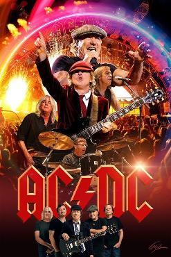 AC DC Rock Band Photo Fridge Magnet - MM Collectables