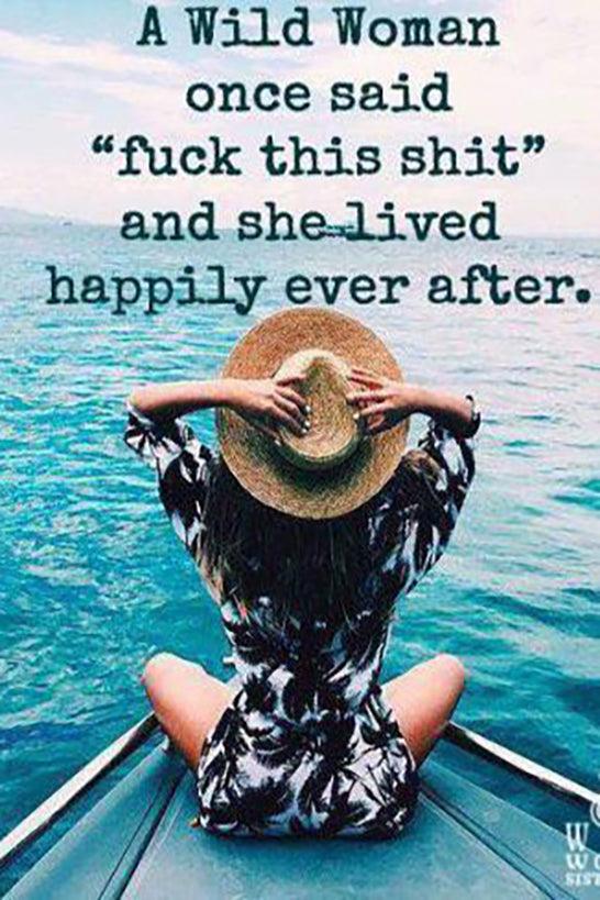 A Wild Woman Once Said Adult Fridge Magnet - MM Collectables