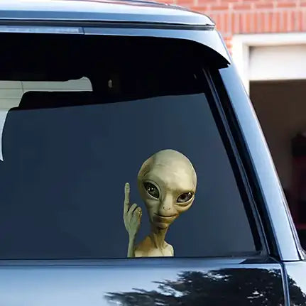 Funny Alien Car Sticker/Decal