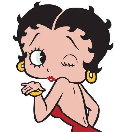 Betty Boop Flirty Wink Viny Sticker - MM Collectables