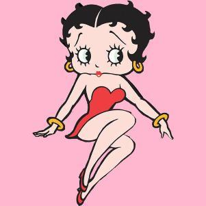 Fun Betty Boop Pink Drinks Coaster - MM Collectables