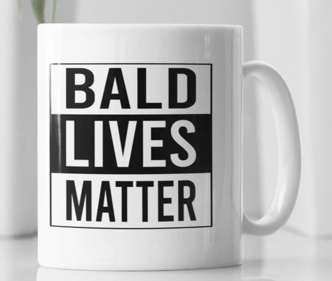 Funny Bald Lives Matter Novelty Coffee Mug - MM Collectables