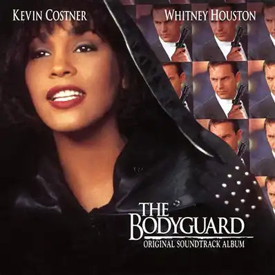 Whitney Houston Bodyguard Soundtrack Album Cover Drinks Coaster