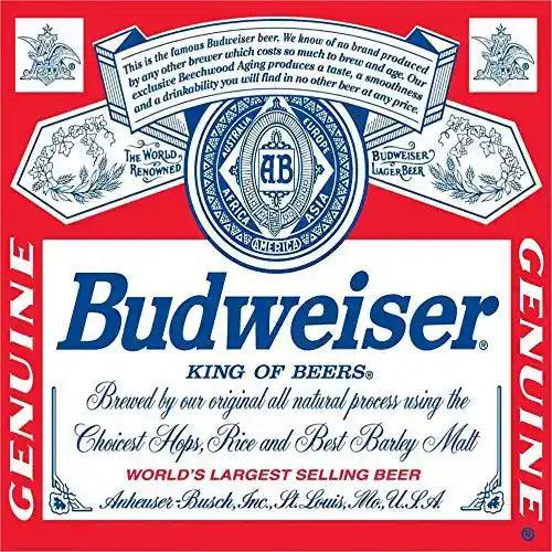 Budweiser King Of The Beers Drinks Coaster - MM Collectables