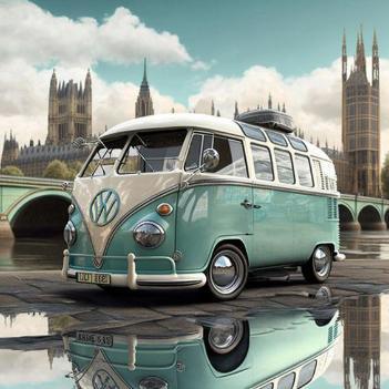 Camper Van and Motorhome Drinks Coaster - MM Collectables