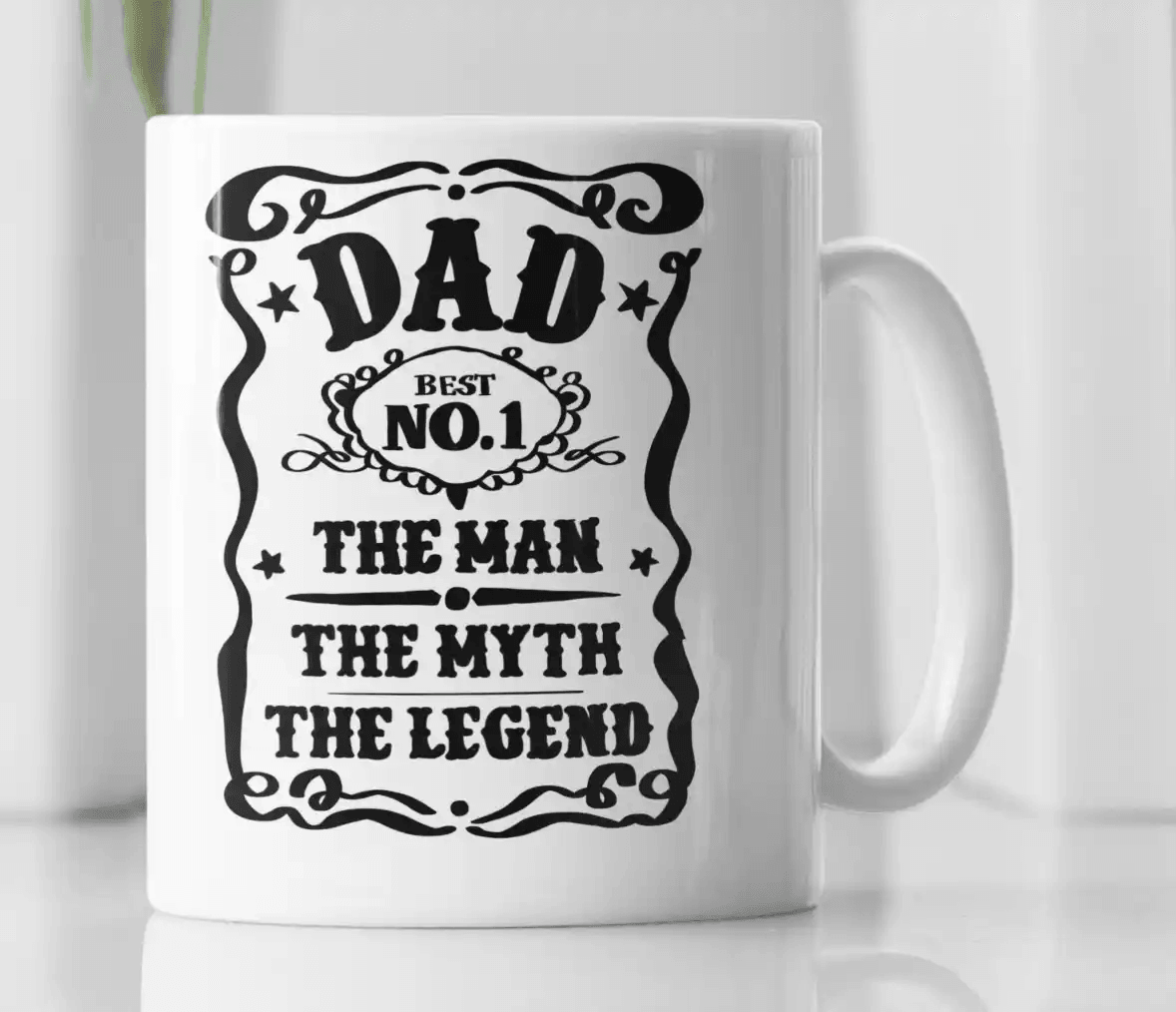 Dad The Man The Myth Novelty Coffee Mug - MM Collectables