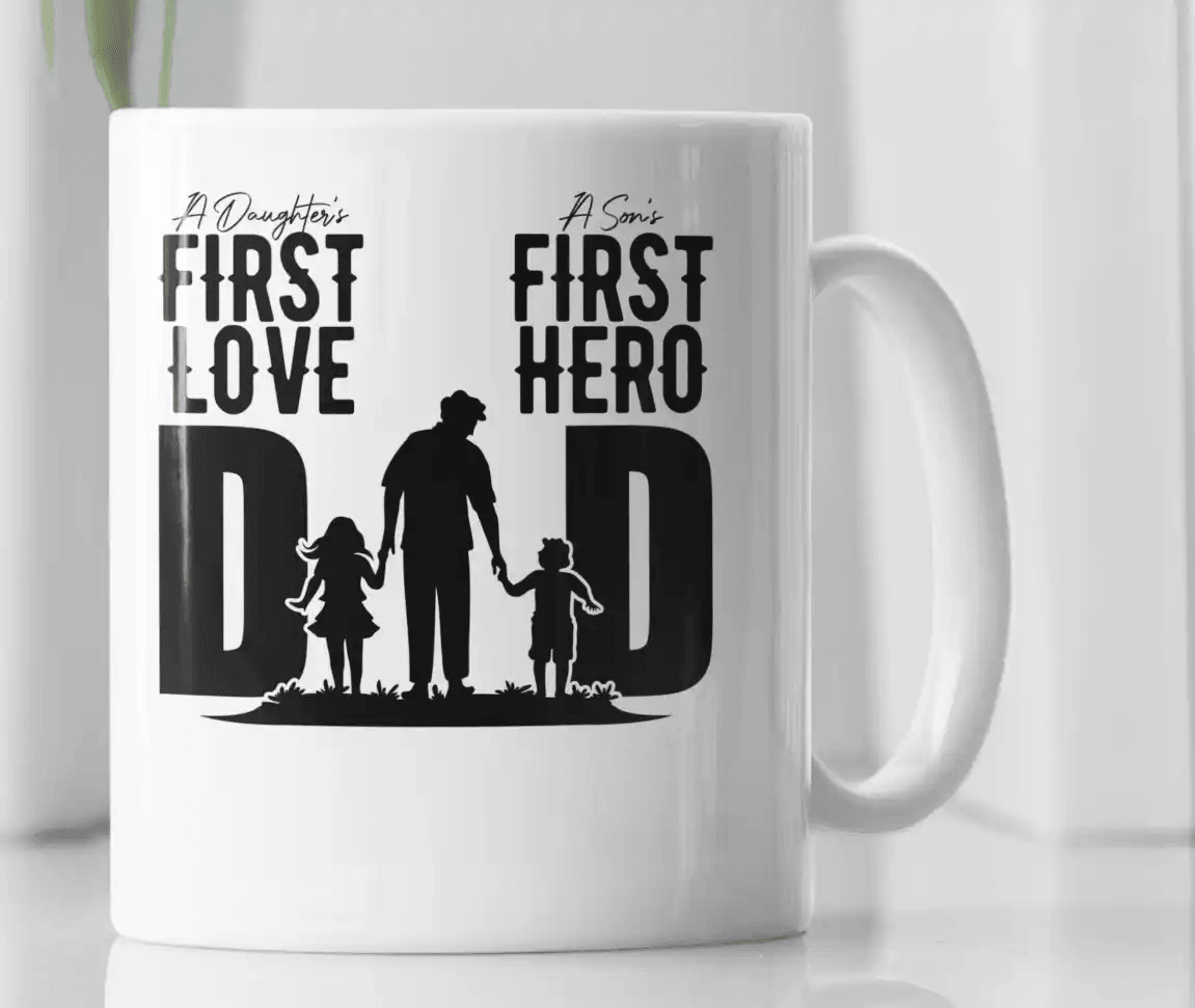 Dad's First Love Novelty Coffee Mug - MM Collectables