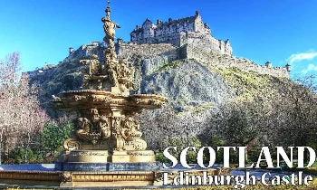 Edinburgh Castle Scotland Photo Fridge Magnet - MM Collectables