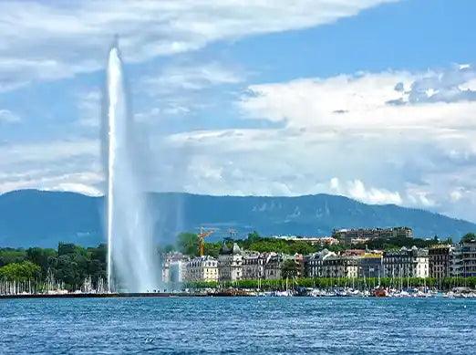 Geneva Switzerland Photo Fridge Magnet