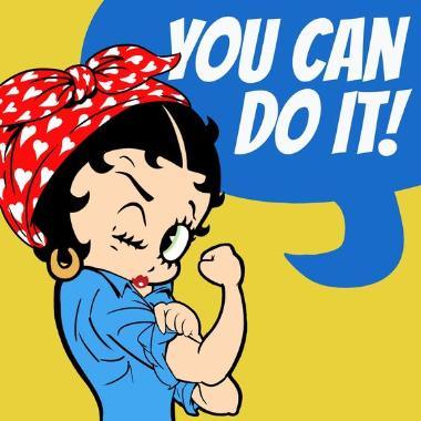 Betty Boop Girl Power Drinks Coaster - MM Collectables