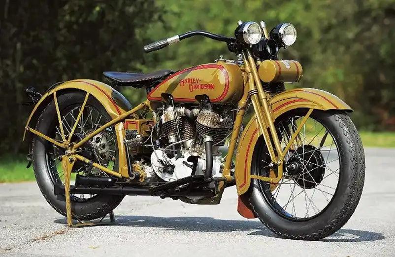 Harley Davidson JDH 1929 Motorcycle Photo Fridge Magnet - MM Collectables