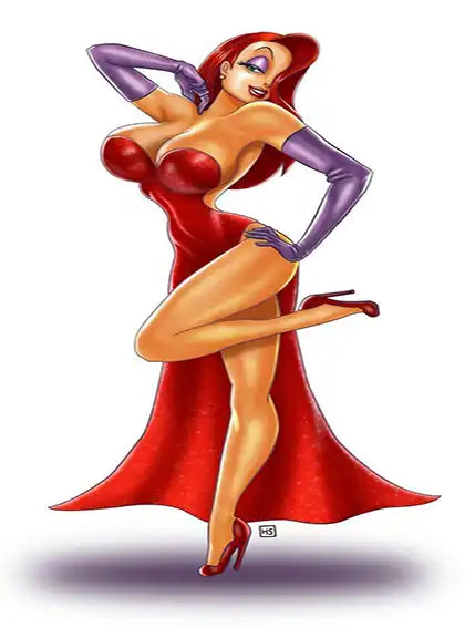 Jessica Rabbit Sexy Big Boobs Fridge Magnet