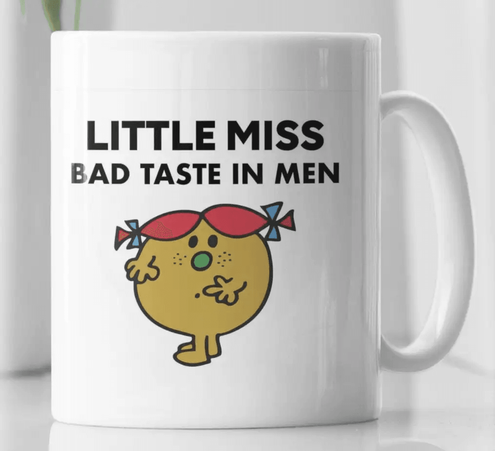 Little Miss Bad Taste In Men Novelty Coffee Cup - MM Collectables