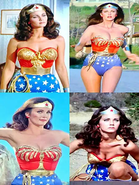 Lynda Carter Collage Wonder Woman Fridge Magnet