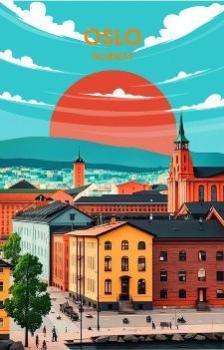 Oslo Norway Vintage Style Travel Poster - MM Collectables