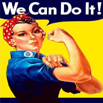 Rosie The Riveter Drinks Coaster - MM Collectables