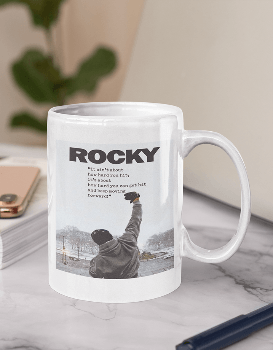 Rocky Balboa Saying Novelty Coffee Mug - MM Collectables