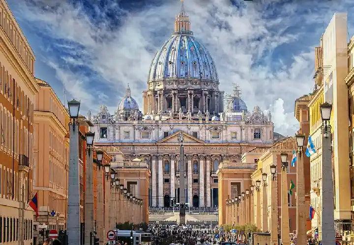 St Peters Square Vatican City Photo Kitchen Magnet - MM Collectables