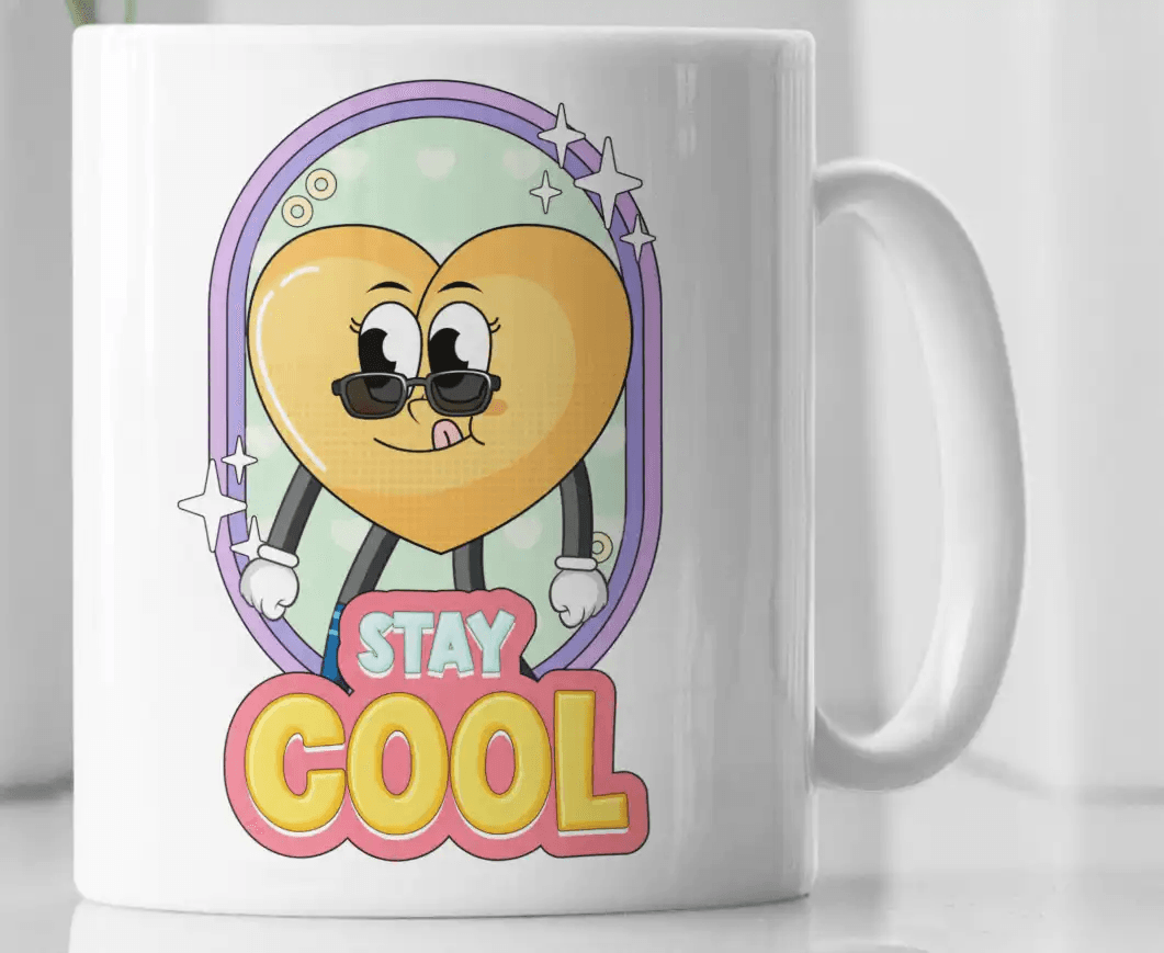 Cute Stay Cool Novelty Coffee Mug - MM Collectables