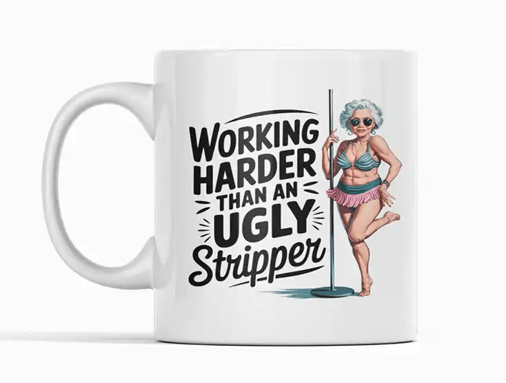 Working Harder Funny Novelty Coffee Mug - MM Collectables