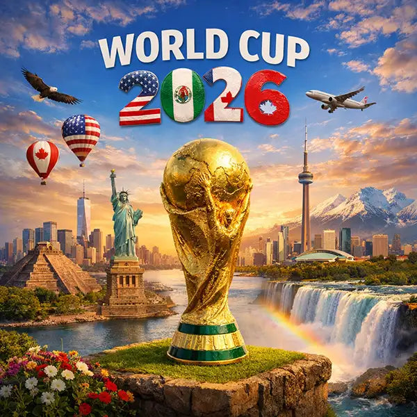 World Cup 2026 Drinks Coasters Football Fan Gift Bar Table Mat Set