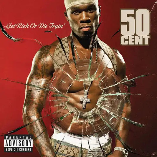 50 Cent Get Rich Or Die Trying Album Cover Drinks Coaster