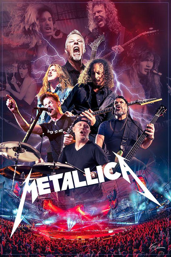 Metallica Rock Band Photo Fridge Magnet - MM Collectables