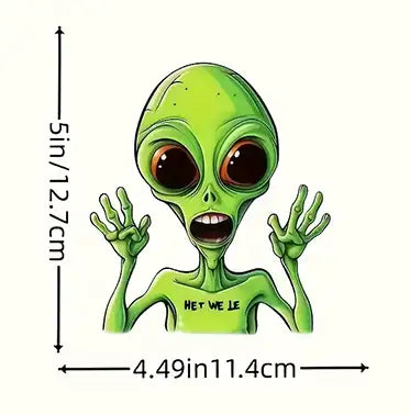 Alien Car Sticker/Decal