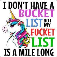Funny Unicorn Drinks Coaster - MM Collectables