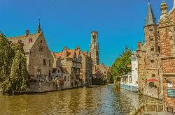 Bruges Belgium Photo Fridge Magnet - MM Collectables