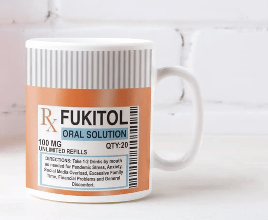Funny Fukitol Novelty Coffee Mug - MM Collectables