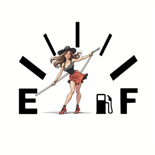 Trendy Girl Fuel Tank Vinyl Sticker/ Car Decal