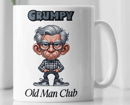 Grumpy Old Man Club Coffee Novelty Coffee Mug - MM Collectables