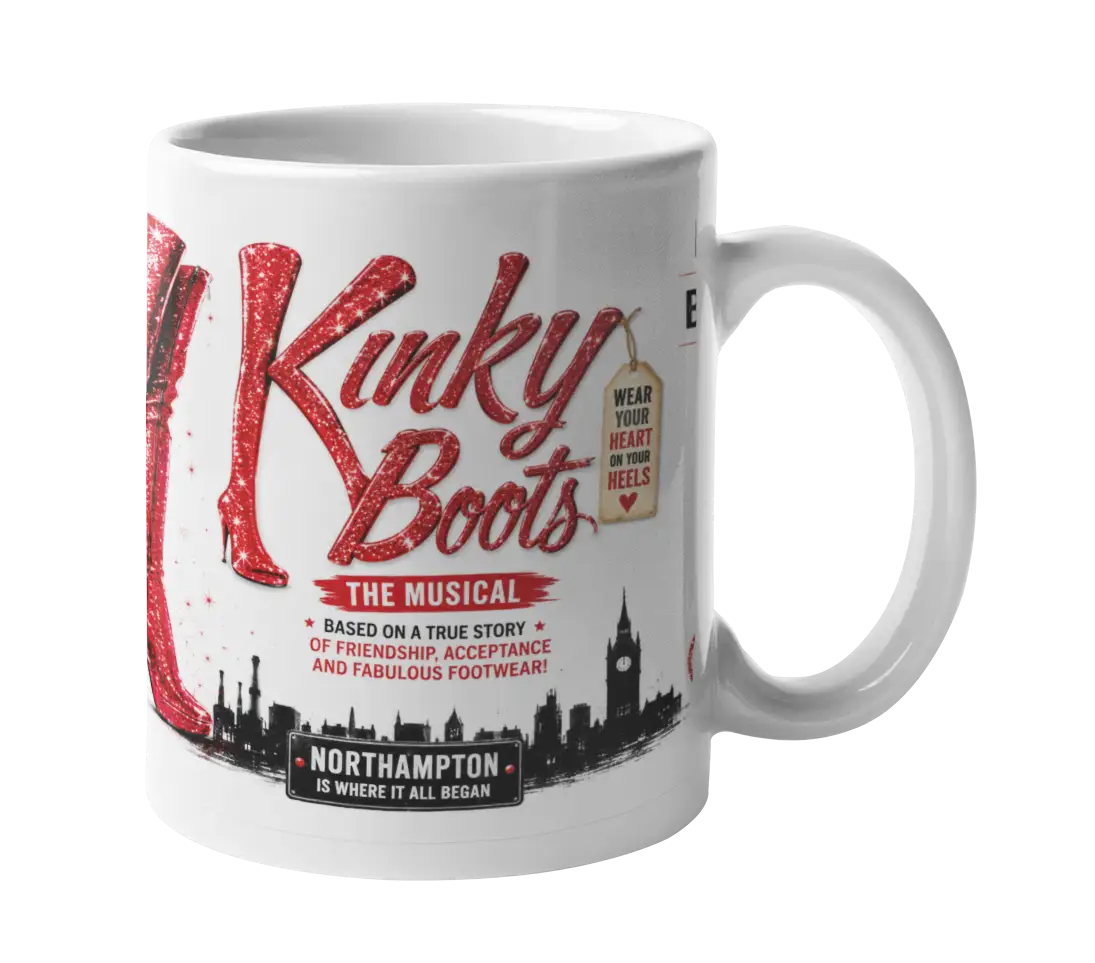 Kinky Boots Novelty Mug | Musical Theatre Inspired Coffee Cup