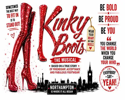 Kinky Boots Novelty Mug | Musical Theatre Inspired Coffee Cup