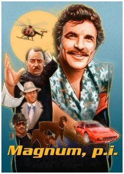 Magnum TV Series Photo Fridge Magnet - MM Collectables