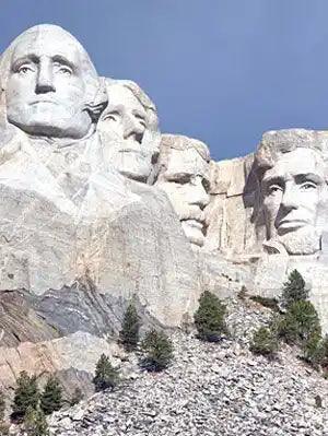 Mount Rushmore Photo Kitchen Magnet
