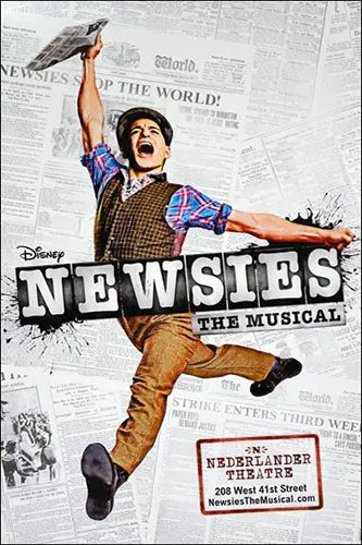 Newsies The Musical Fridge Magnet | Broadway Musical Souvenir Gift | Theatre Fan Magnet