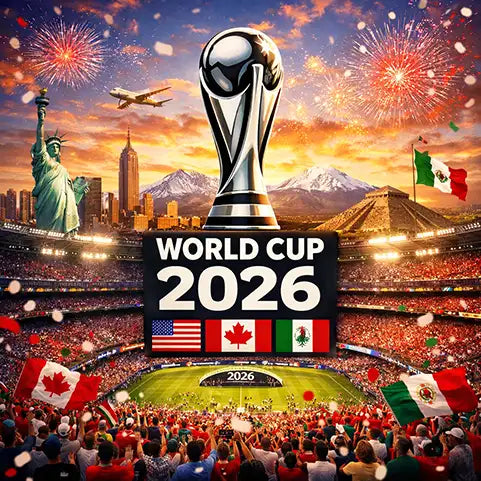 World Cup 2026 Drinks Coasters Football Fan Gift Bar Table Mat