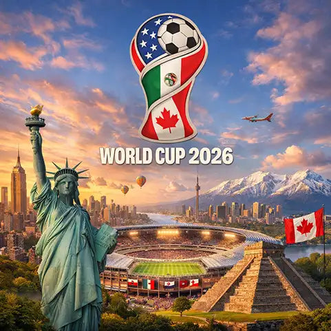 New World Cup 2026 Drinks Coasters Football Fan Gift Bar Table Mat