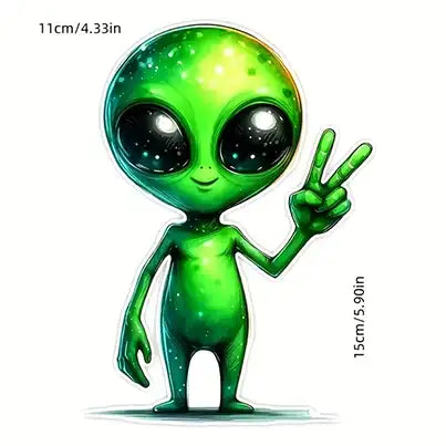 Cute Alien Car Sticker/Decal